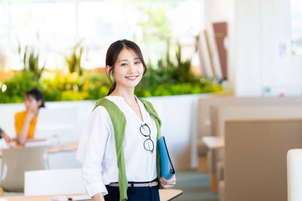 business woman working in the office
